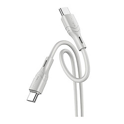 USB кабель Borofone BX99 Apple iPhone SE 2022 / iPhone 14 Pro Max / iPhone 14 Plus / iPhone 14 Pro / iPhone 14 / iPhone 13 Pro / iPhone 13 Mini / iPhone 13 / iPhone 13 Pro Max / iPhone 12 Mini / iPhone 12 Pro Max / iPhone 12 Pro, Lightning, 1.0 м., Серый