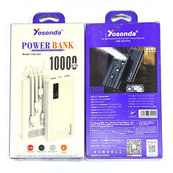 Портативная батарея (Power Bank) Yosonda YXD-A91, 10000 mAh, Белый