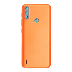 Задняя крышка Motorola XT2095 Moto E7, High quality, Оранжевый