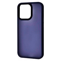 Чехол (накладка) Apple iPhone 15 Plus, Wave Matte Colorful Case, Dark Blue, Синий