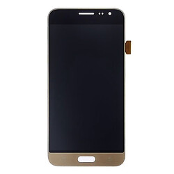 Дисплей (экран) Samsung J320 Galaxy J3 Duos, С сенсорным стеклом, Без рамки, Super Amoled, Золотой