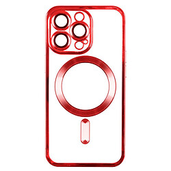 Чехол (накладка) Apple iPhone 13, Metallic Full Camera, MagSafe, Красный