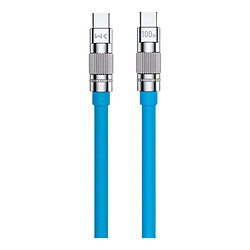 USB кабель WK WDC-188 Wingle Series, Type-C, 1.0 м., Синий