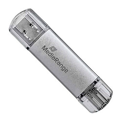 USB Flash MediaRange MR936, 32 Гб., Серебряный