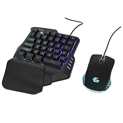 Клавиатура и мышь Gembird GGS-IVAR-TWIN, Черный