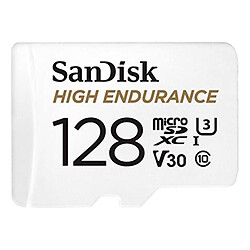 Карта памяти SanDisk High Endurance V30 MicroSDXC UHS-1 U3, 128 Гб.