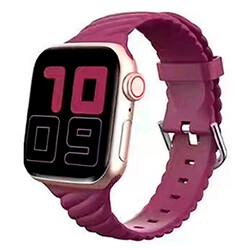 Ремешок Apple Watch 38 / Watch 40, Monochrome Twist, Wine, Красный