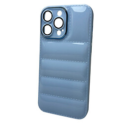 Чехол (накладка) Apple iPhone 15 Pro, Down Jacket Frame, Light Blue, Голубой