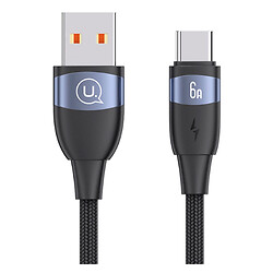 USB кабель Usams US-SJ630 U85, Type-C, 1.0 м., Черный