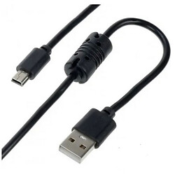 USB кабель, MiniUSB, 3.0 м., Черный