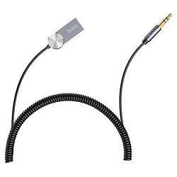AUX кабель Hoco DUP02, 3.5 мм., Черный