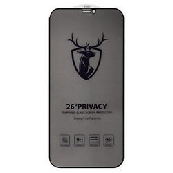 Защитное стекло Apple iPhone 12 Pro Max, Full Glue HD Deer, Черный