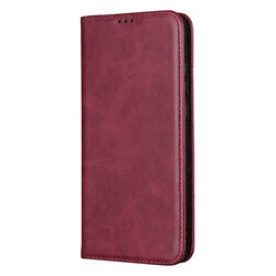 Чехол (книжка) Motorola XT2127 Moto G10, Leather Case Fold, Темно-Красный, Красный