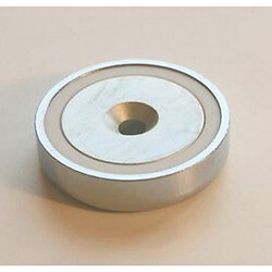 Неодимовый магнит 20х4.5х8.6мм кольцо с зенковкой