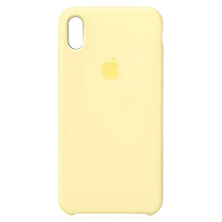 Чехол (накладка) Apple iPhone XS Max, Original Soft Case, Cream Yellow, Желтый