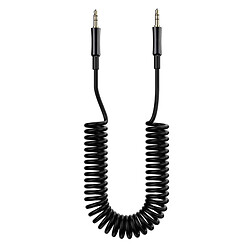 AUX кабель XO NB-R255C, 1.0 м., 3.5 мм., Черный