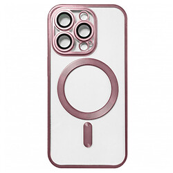 Чехол (накладка) Apple iPhone 12 Pro, Metallic Full Camera Matte, MagSafe, Розовый