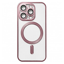 Чехол (накладка) Apple iPhone 14 Pro, Metallic Full Camera Matte, MagSafe, Розовый