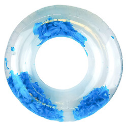 Круг для плавания надувной GipGo прозрачный с перьями d=82 см