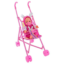 Набор игрушечный: кукла, коляска, аксессуары