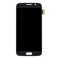 Дисплей (экран) Samsung G920 Galaxy S6, Original (100%), С сенсорным стеклом, Без рамки, Черный