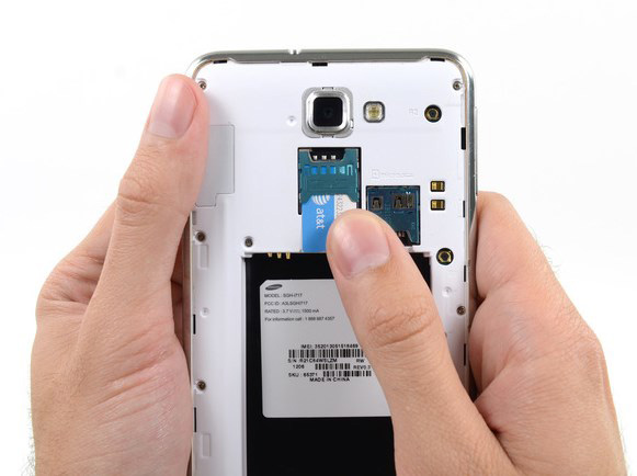 Замена разговорного динамика в Samsung N7000 Galaxy Note - 16 | Vseplus