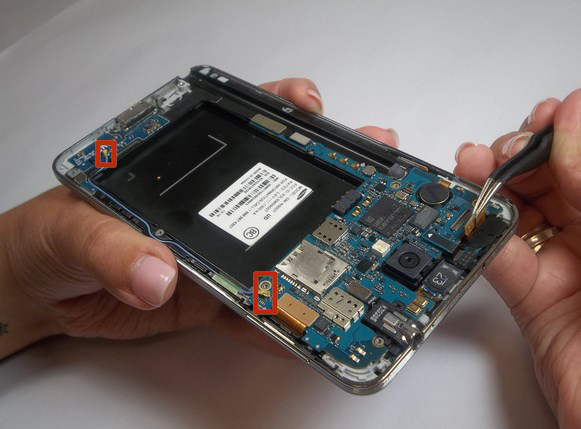 Замена входа для наушников в Samsung N9000 Galaxy Note 3 - 13 | Vseplus