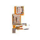 Шлейф Sony Ericsson C902i, с разъемом на sim карту, с разъемом на карту памяти