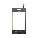 Тачскрин (сенсор) LG P520 / P525 Dual Sim, черный