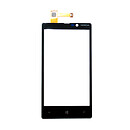 Тачскрин (сенсор) Nokia Lumia 820, черный