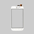 Тачскрін (сенсор) LG E455 Optimus L5 Dual, білий