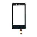 Тачскрин (сенсор) Nokia Lumia 810, черный
