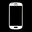 Скло Samsung I8190 Galaxy S3 mini / I8200 Galaxy S3 Mini Neo, білий