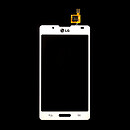 Тачскрін (сенсор) LG P710 Optimus L7 II / P713 Optimus L7 II / P714 Optimus L7 II, білий