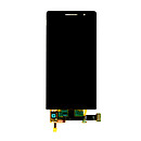 Дисплей (екран) Huawei Ascend P6, high quality, без рамки, з сенсорним склом, чорний