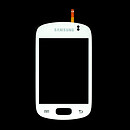 Тачскрін (сенсор) Samsung S6010 Galaxy Music, білий