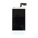 Дисплей (экран) HTC Desire 300 / Desire 301e, с сенсорным стеклом, белый