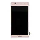 Дисплей (экран) Huawei Ascend P6, с сенсорным стеклом, розовый
