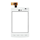 Тачскрін (сенсор) LG E410 Optimus L1 II, білий