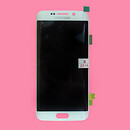 Дисплей (экран) Samsung G925 Galaxy S6 Edge / G925F Galaxy S6 Edge, с сенсорным стеклом, белый