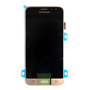 Дисплей (екран) Samsung J320 Galaxy J3 Duos, з сенсорним склом, золотий