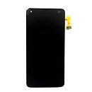 Дисплей (экран) Nokia Lumia 550, с сенсорным стеклом, черный