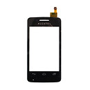 Тачскрин (сенсор) Alcatel 4007 One Touch Pop C1 / 4010 One Touch / 4010D One Touch, черный