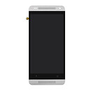Дисплей (экран) HTC 601n One mini, белый, с сенсорным стеклом