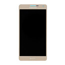 Дисплей (экран) Samsung A700F Galaxy A7 / A700H Galaxy A7, с сенсорным стеклом, золотой