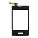 Тачскрин (сенсор) LG E425 Optimus L3 II, черный