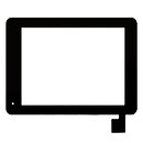 Тачскрин (сенсор) под китайский планшет QSD E-C8003-03, черный, 8.0 inch, 50 пин, 210 х 156 мм.