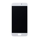 Дисплей (экран) Meizu Pro 6 / Pro 6s, с сенсорным стеклом, белый