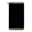 Дисплей (экран) Huawei Ascend Mate 7, с сенсорным стеклом, золотой
