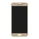 Дисплей (екран) Samsung E500H Galaxy E5 Duos, з сенсорним склом, золотий